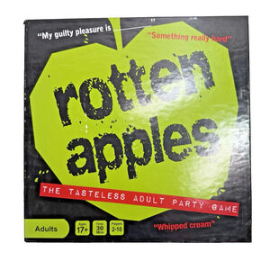 Rotten Apples The Tasteless Adult Card Party Game Adult Fun Complete EUC
